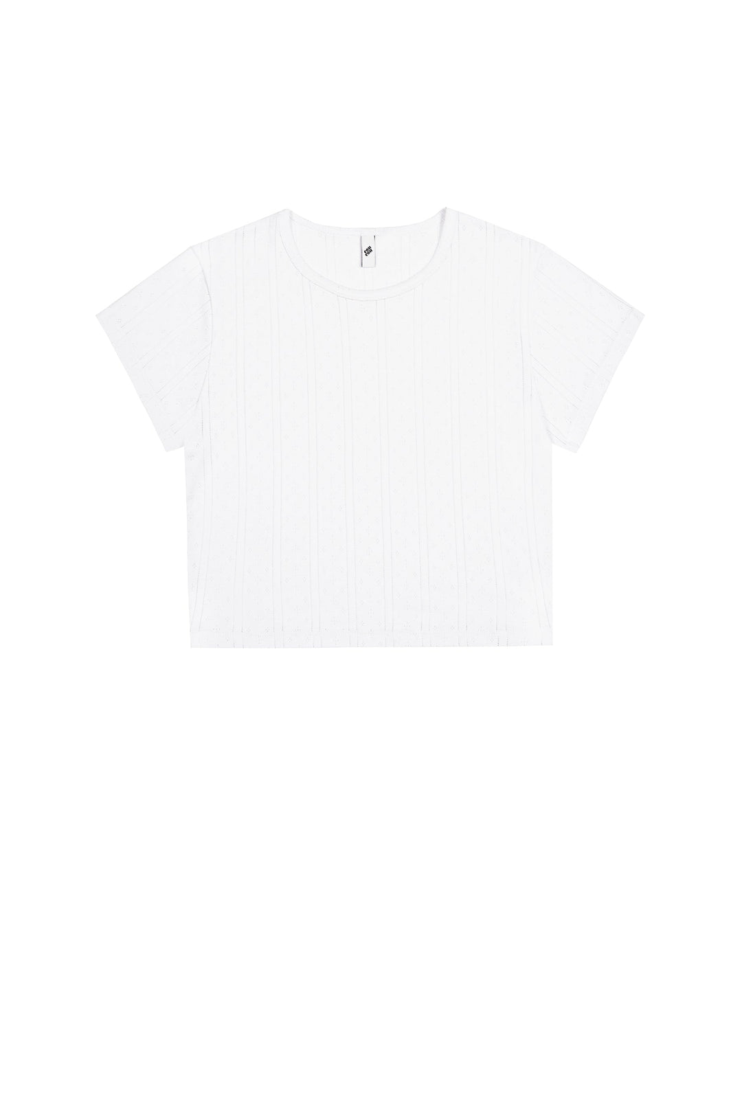 CLAUDETTE BABY TEE - WHITE