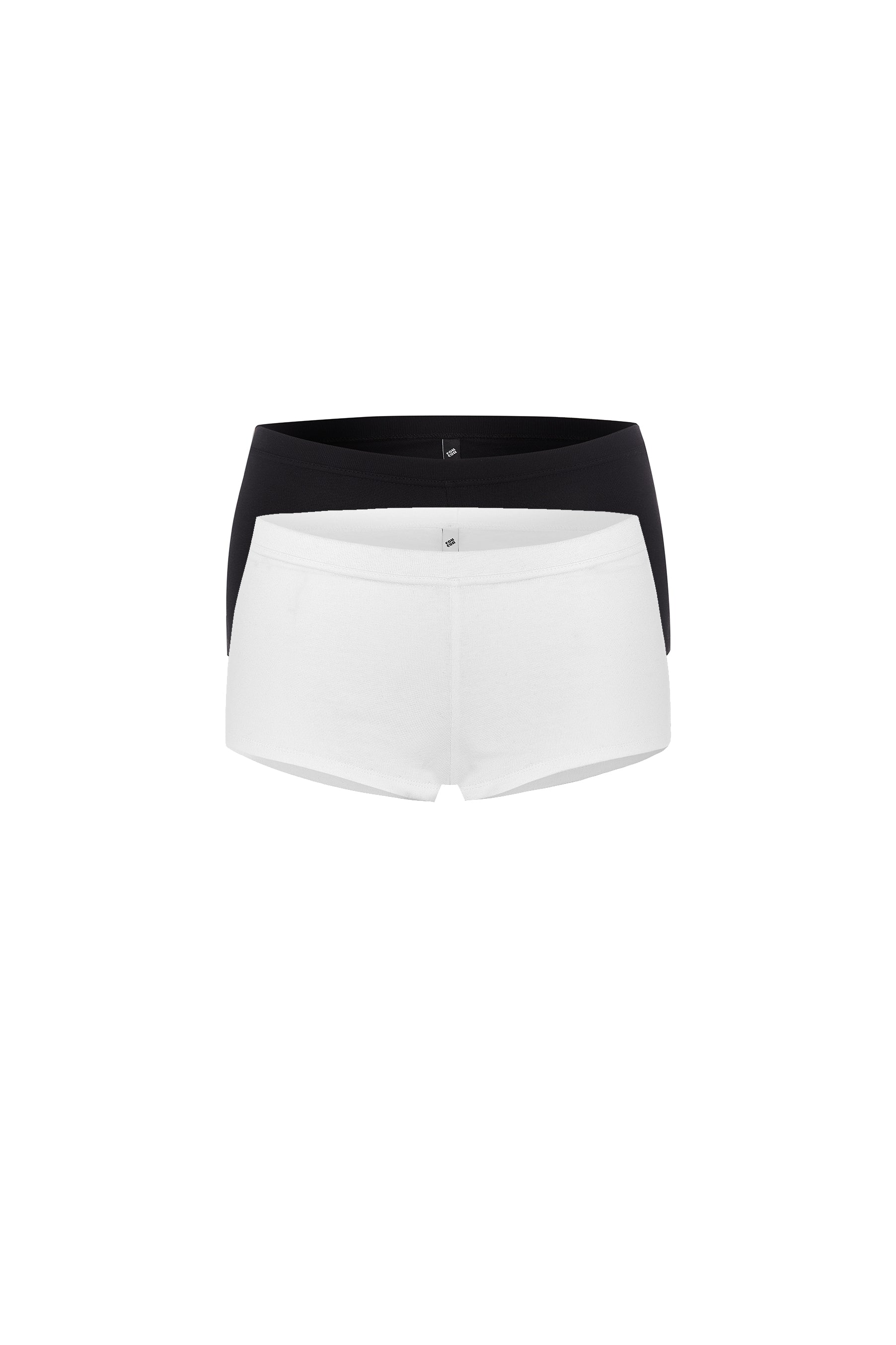 The Boyshort: Cotton Jersey: 2-Pack