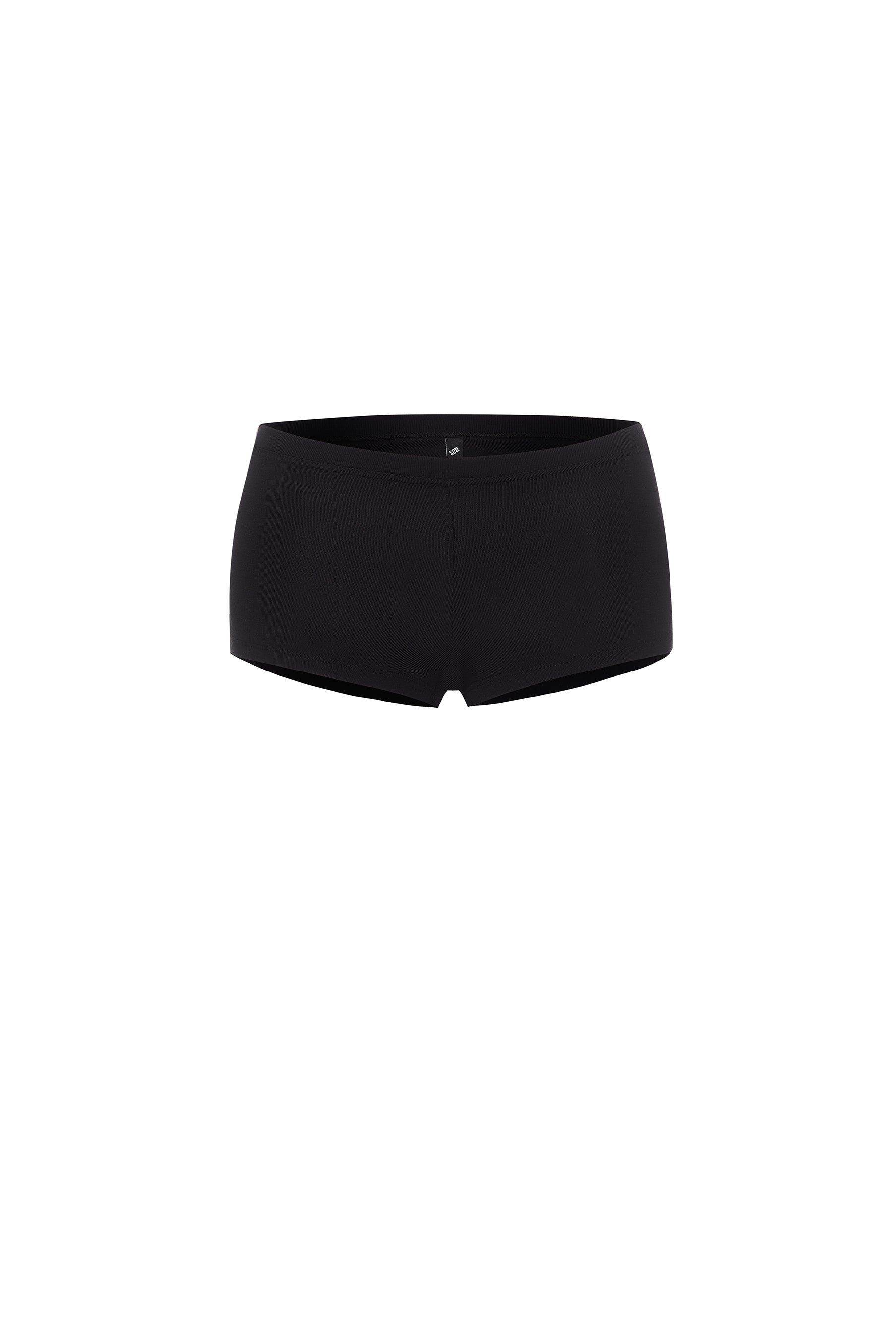 The Boyshort: Cotton Jersey Black