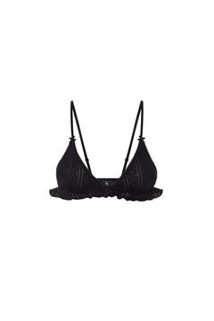 The Butterfly Bralette Black