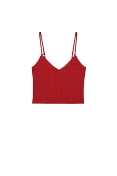 The Cami Cherry Red