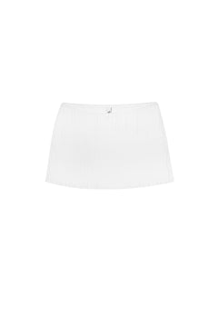 The Mini Skirt White