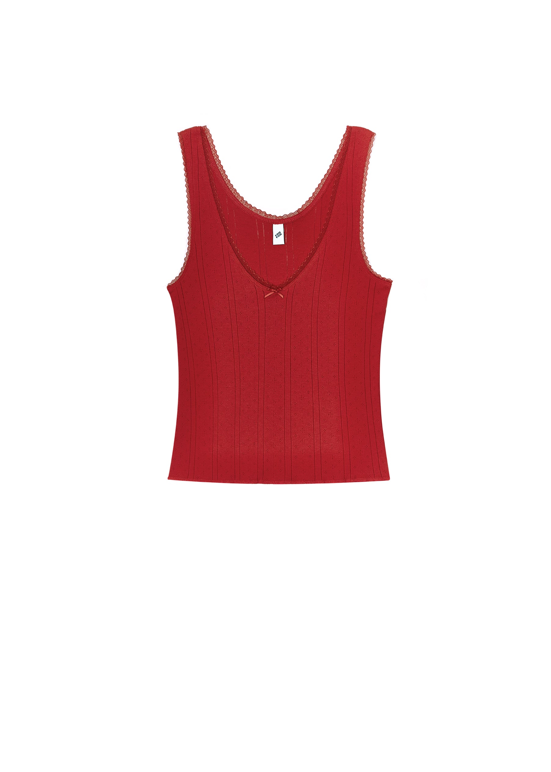 The Scoop Tank Cherry Red