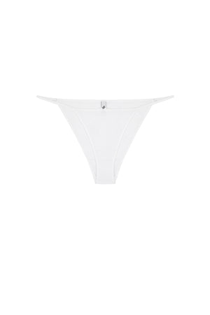 The Tanga Brief: Cotton Jersey White