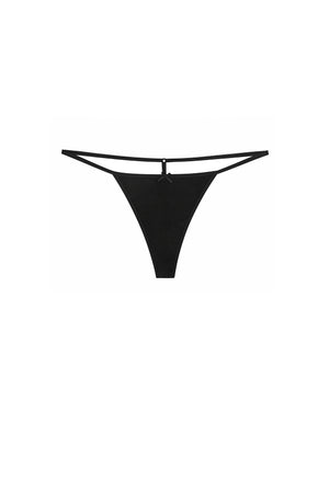 The Tanga: Cotton Jersey Black