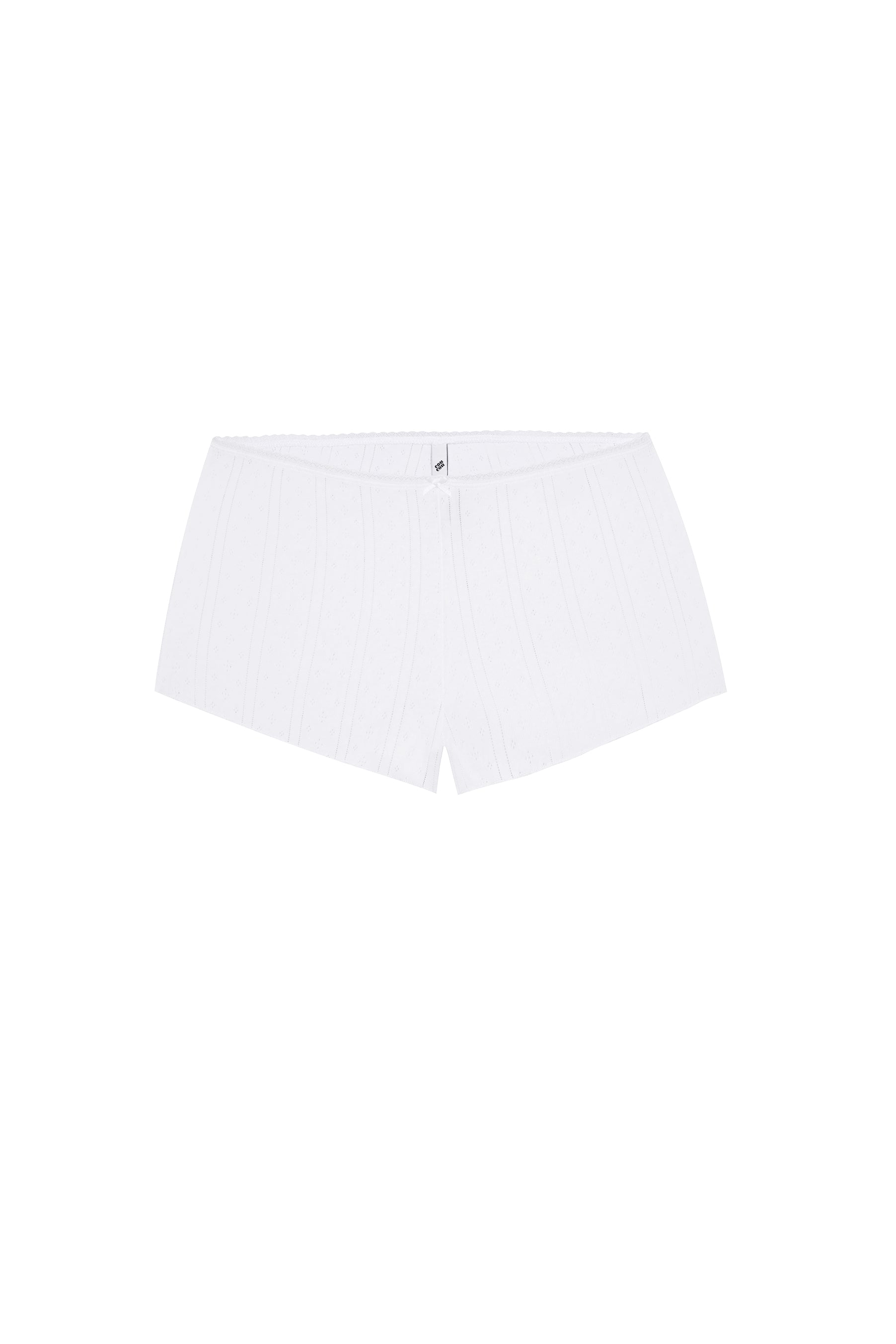 The Teeny Tiny Short: White Pointelle