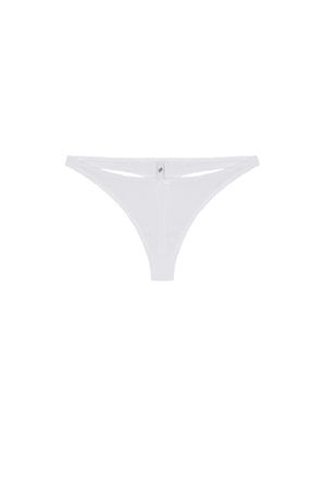 The Thong: Cotton Jersey White