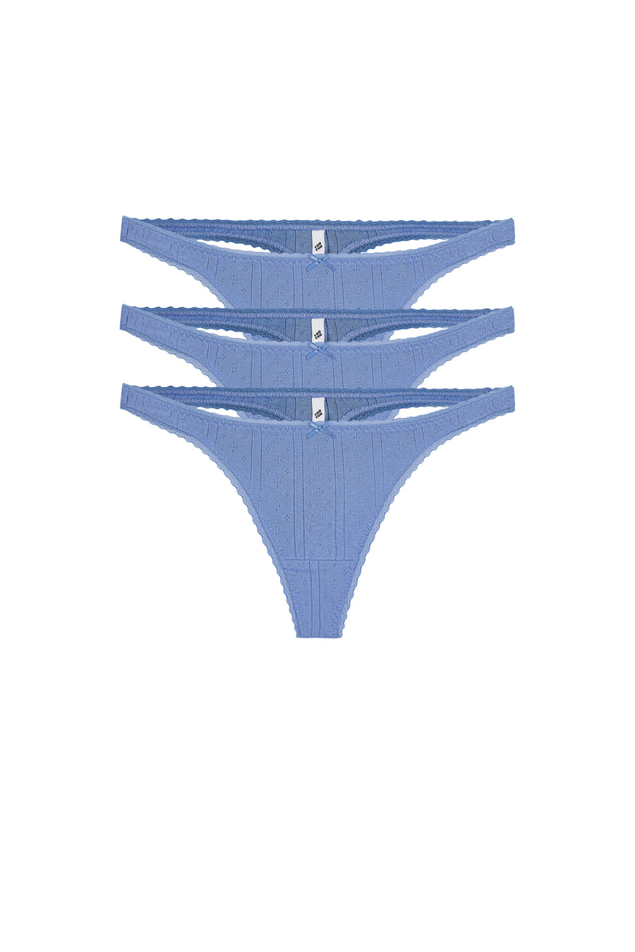 Love Knot [3 in 1 Set] Ribbed Cotton Thongs Panties Underwear/Thong 2024, Buy Love Knot Online