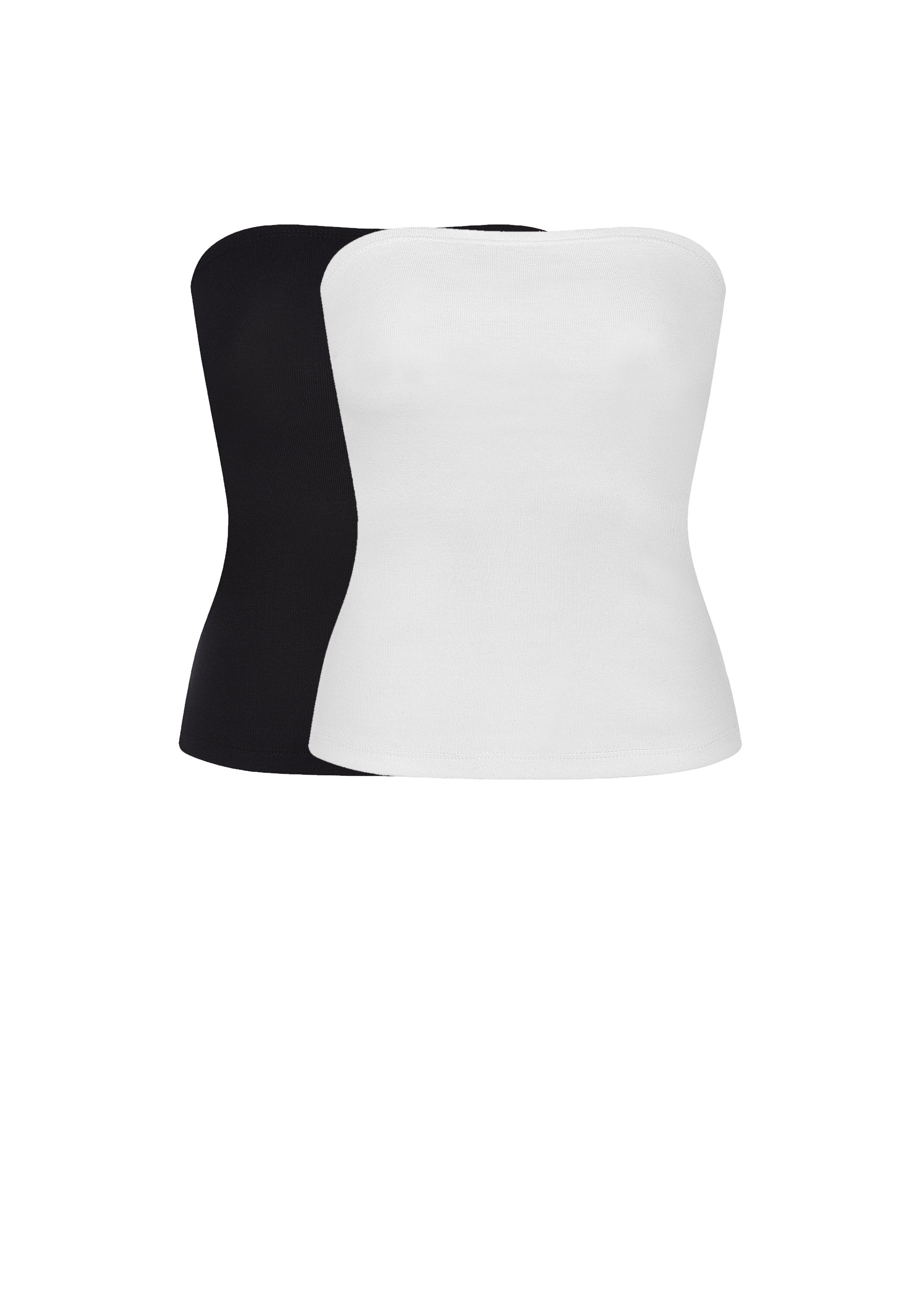 The Tube Top: Cotton Jersey: Two Pack
