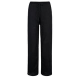 Black pants on a white background