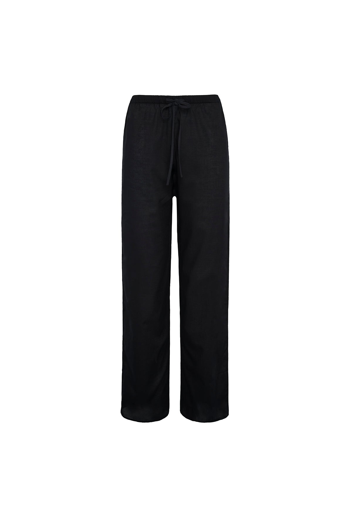 Black pants on a white background