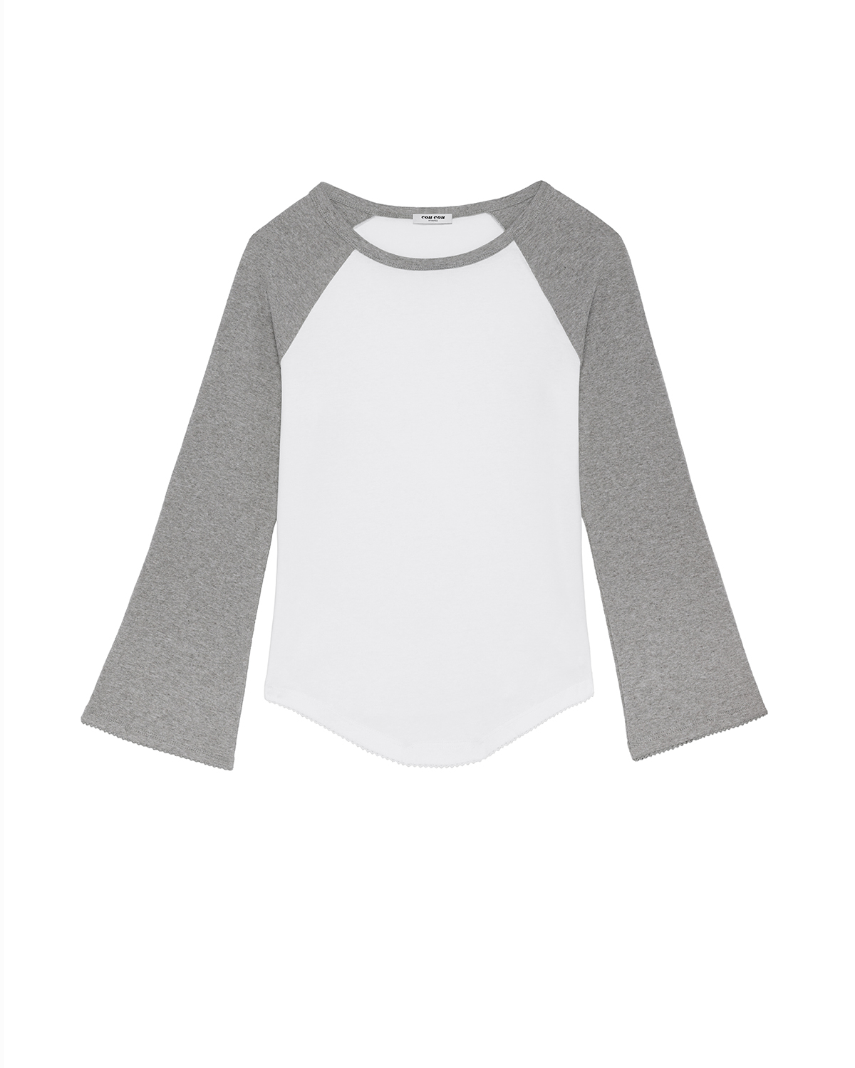 完売 EMAM Reverse Collar Raglan Tops Reverse Raglan – GROCERIES