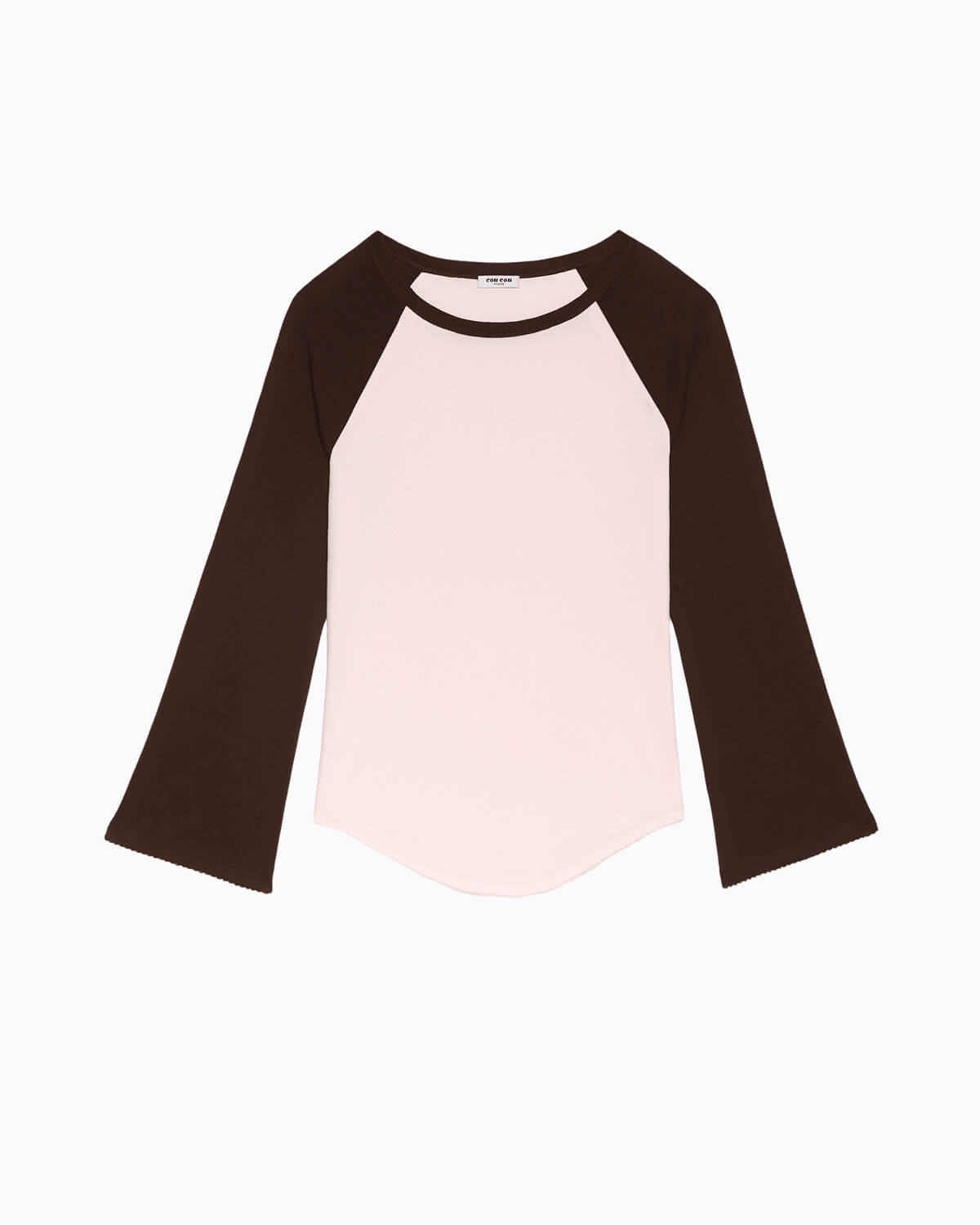 The Raglan: White / Grey Cotton Jersey – Cou Cou Intimates