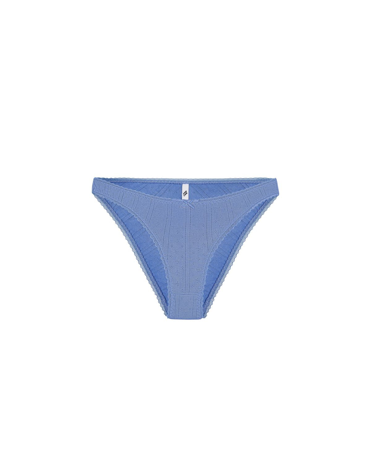 Blue underwear on a white background