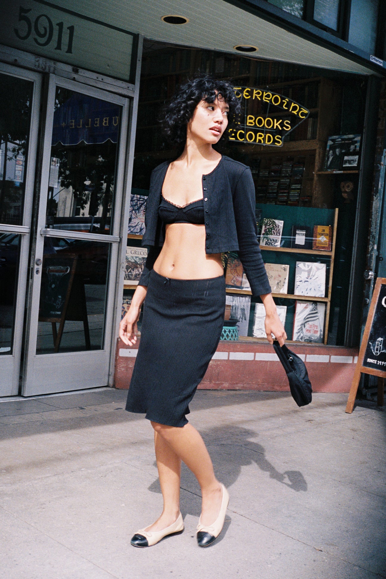 MINI SKIRT SLIP -- CAROB - Main Image