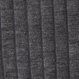 Close-up of gray ribbed fabric texture