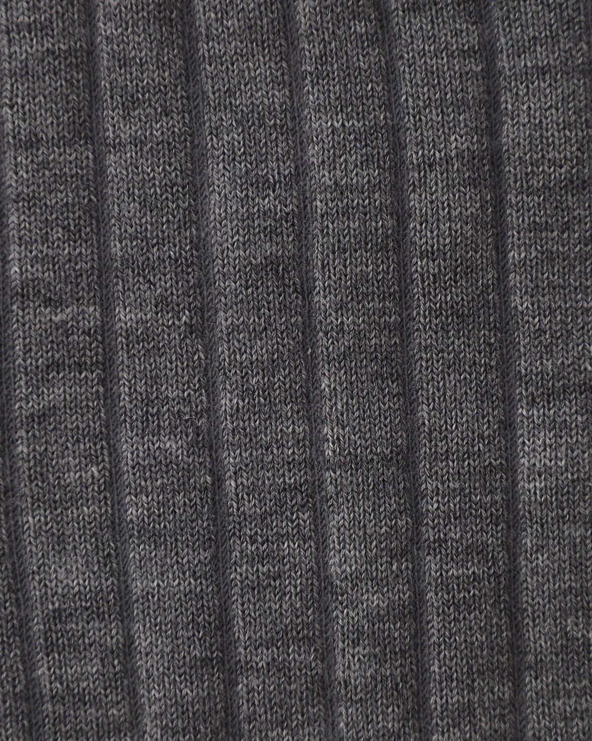 Close-up of gray ribbed fabric texture