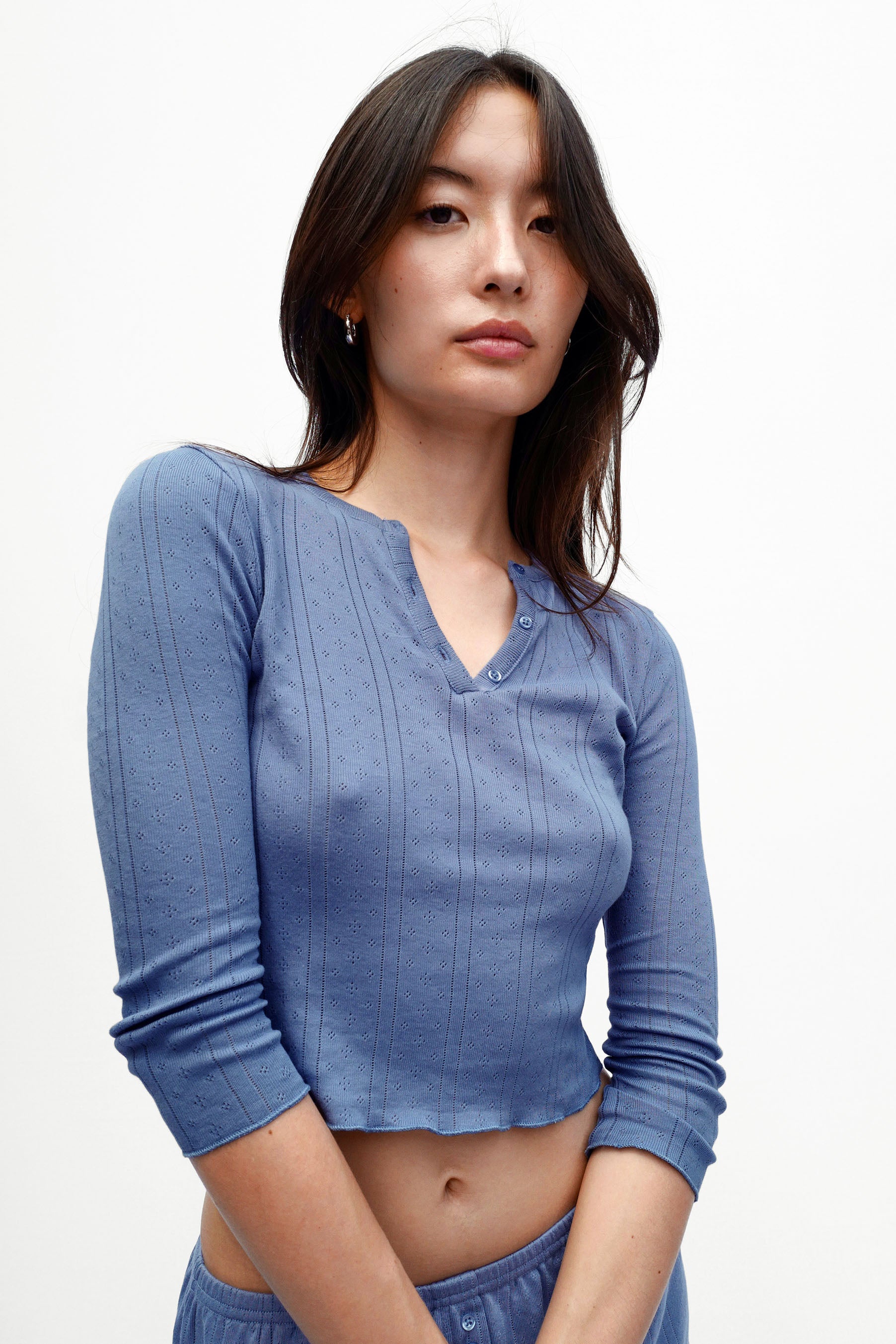 The Baby Henley French Blue – Cou Cou Intimates