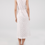 The Jardin Midi Dress: French Blossom Cotton Voile