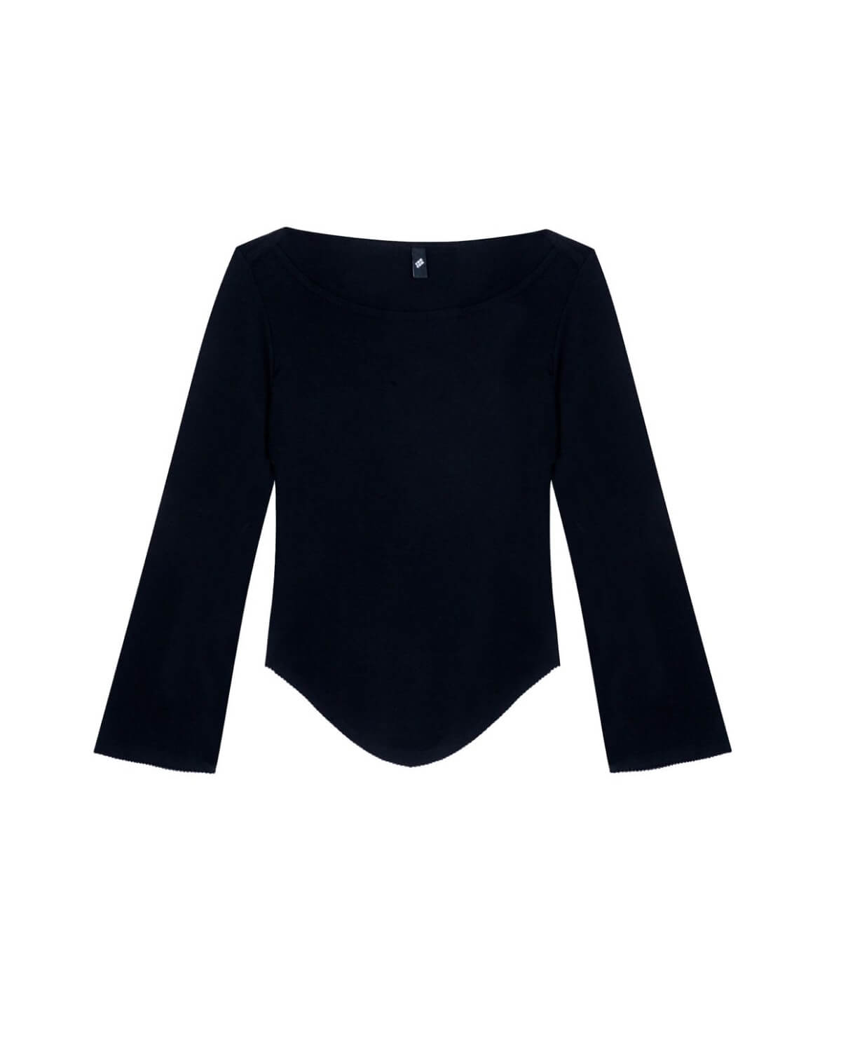 The Rina Long Sleeve: Cotton Jersey Black – Cou Cou Intimates