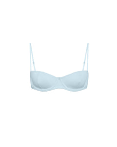 The Teacup: Cotton Jersey Sky Blue