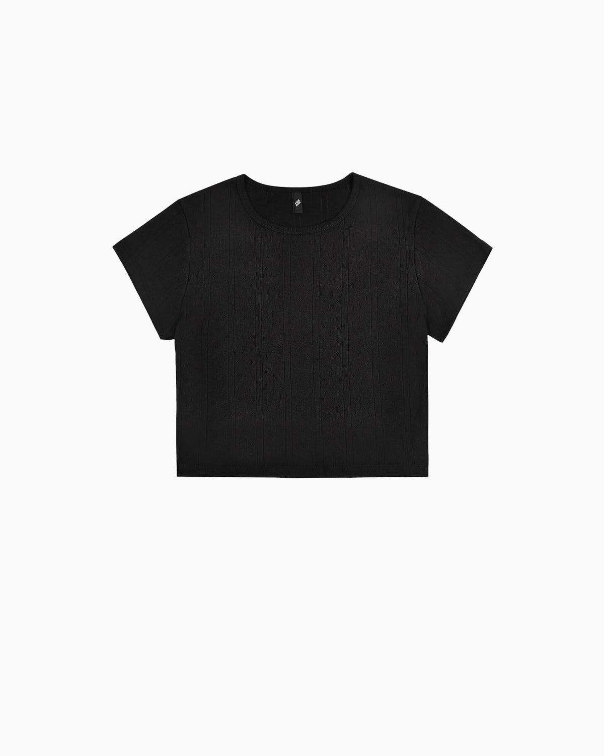Crop Tee Pointelle