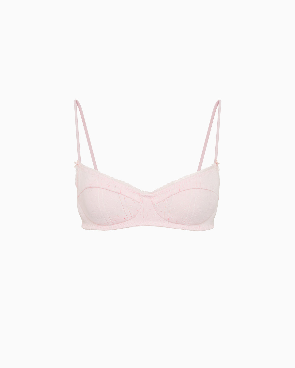 Balconette Pink Pointelle