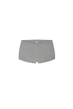 The Boyshort: Cotton Jersey Grey