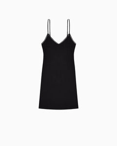 black camisole dress Satin Scoop Neck Camisole Maxi Dress - Black