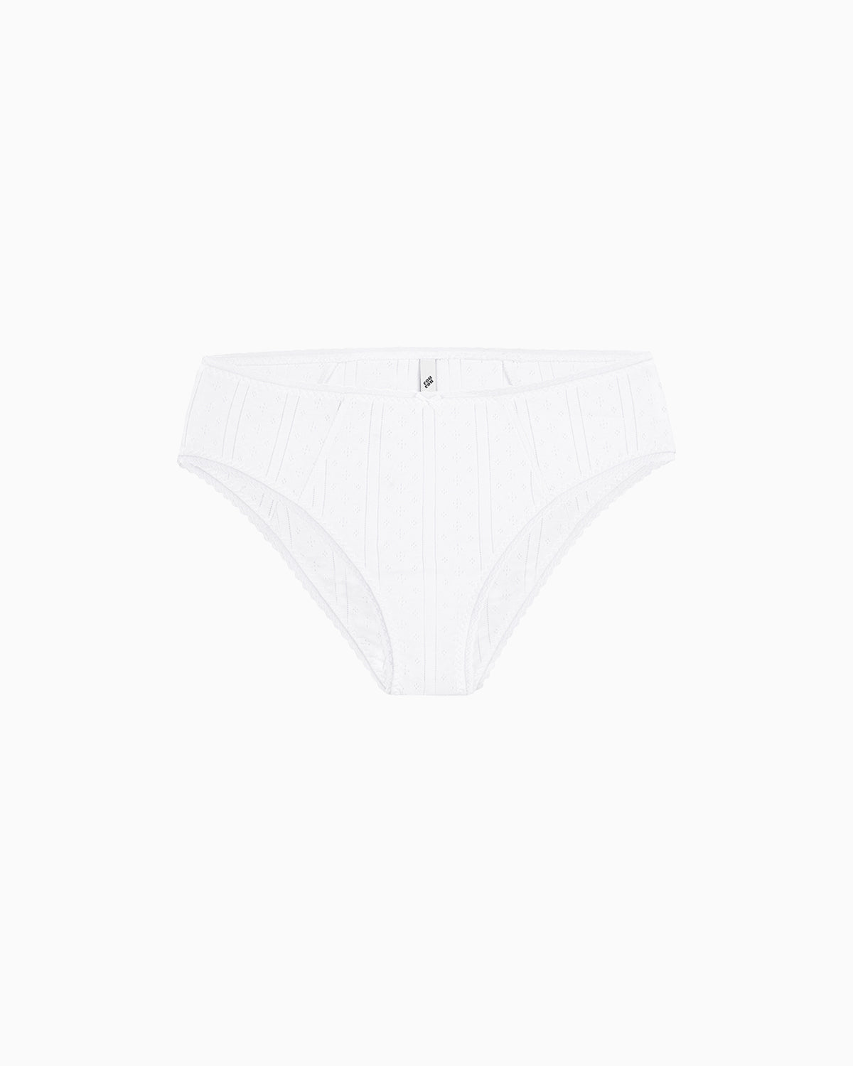 The Cozy Brief: White Pointelle