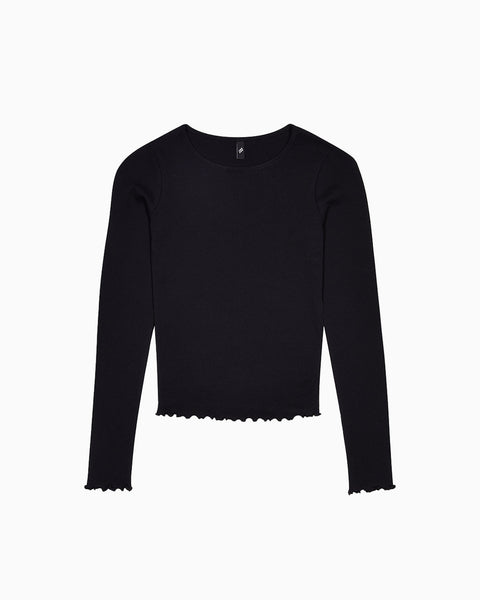 TheFrillyLongSleeveCottonJerse