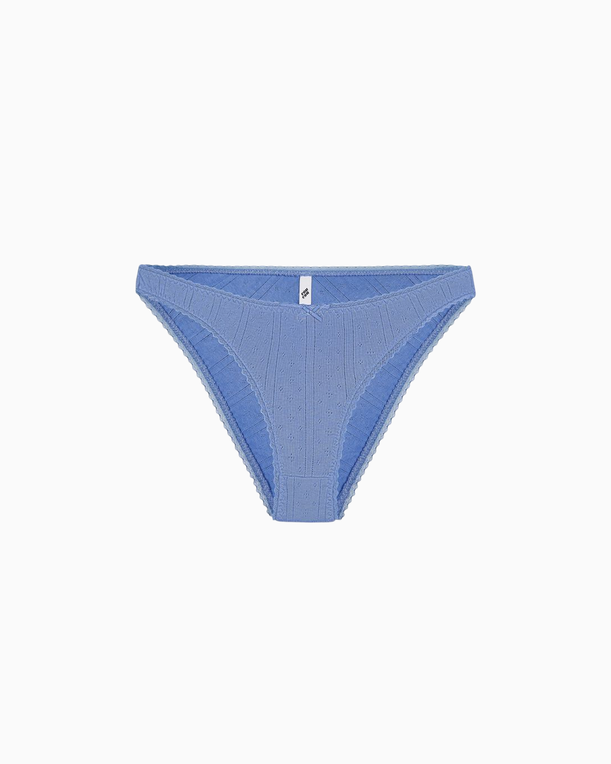 The High Rise: French Blue Pointelle – Cou Cou Intimates