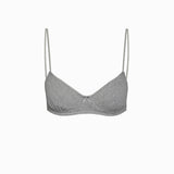 The Petite Bra: Grey Cotton Jersey