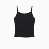 The Picot Tank: Black Pointelle