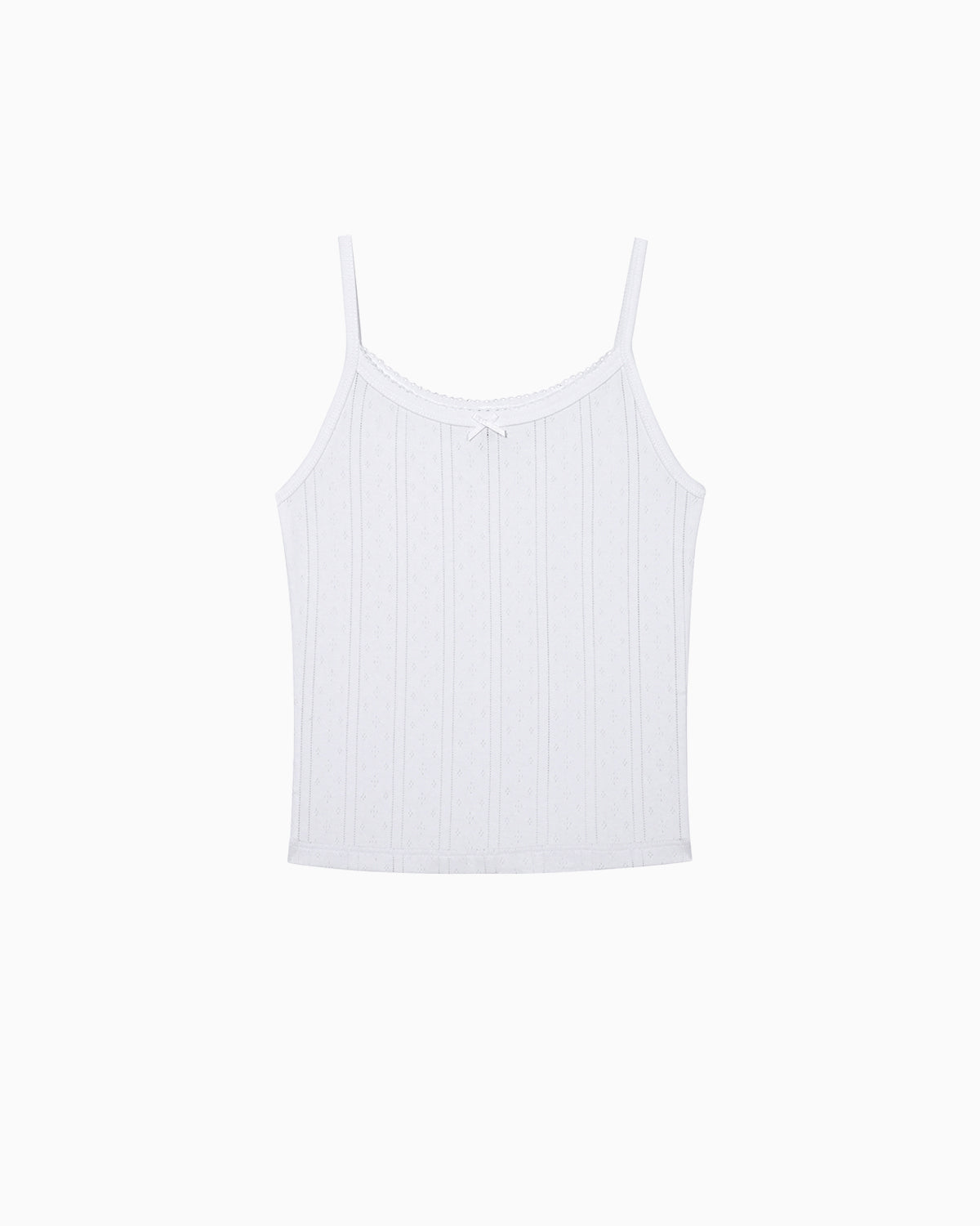 Picot Tank Pointelle