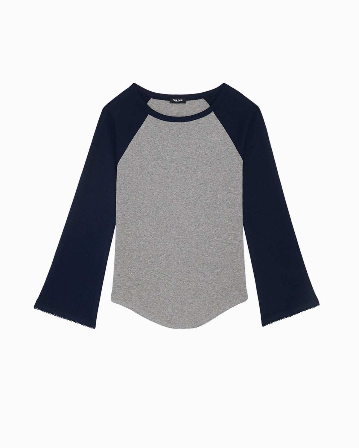 Raglan Grey Cotton Jersey