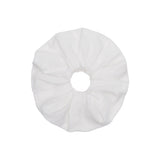 The Oversized Scrunchie: Cotton Voile White