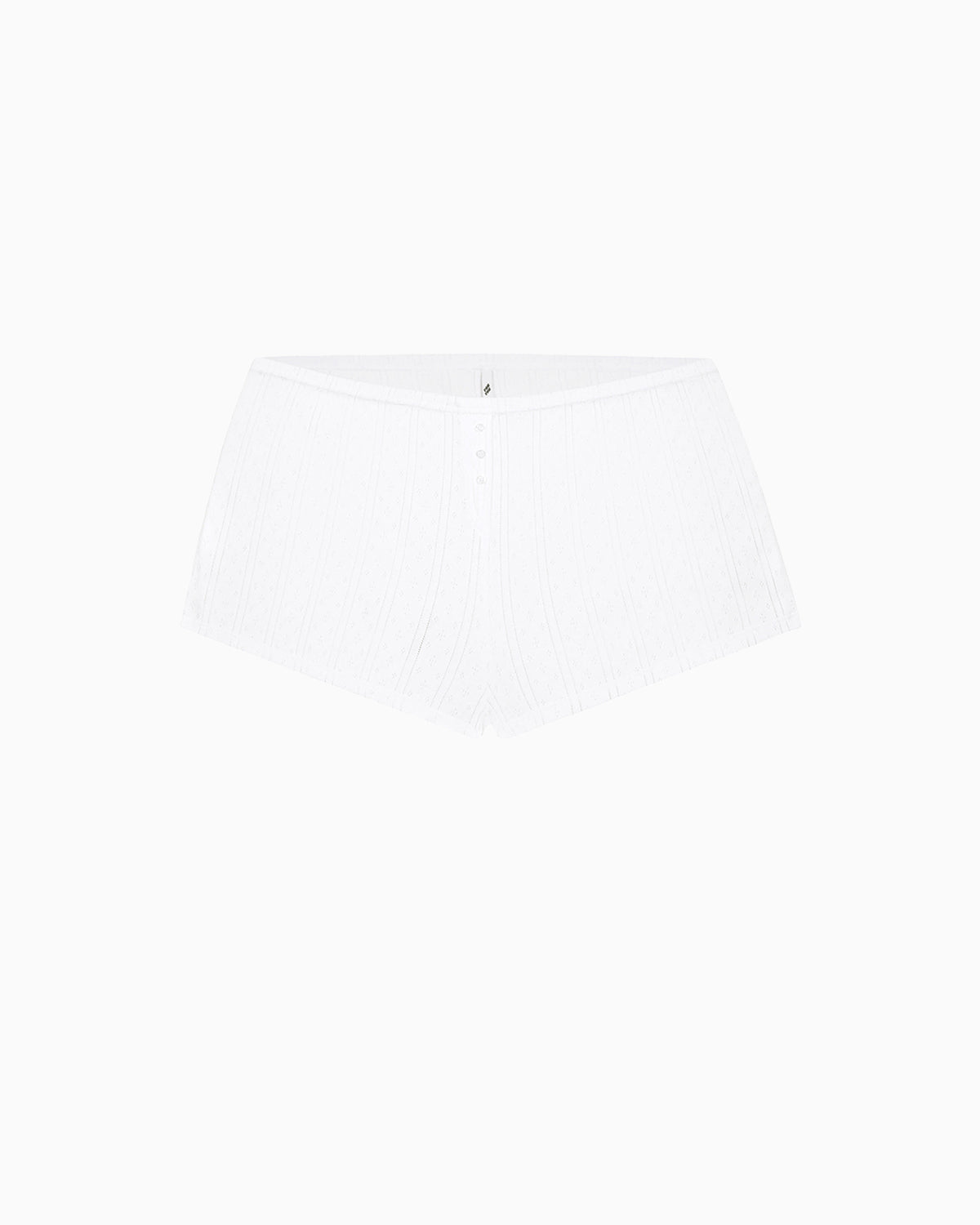 The Short: White Pointelle