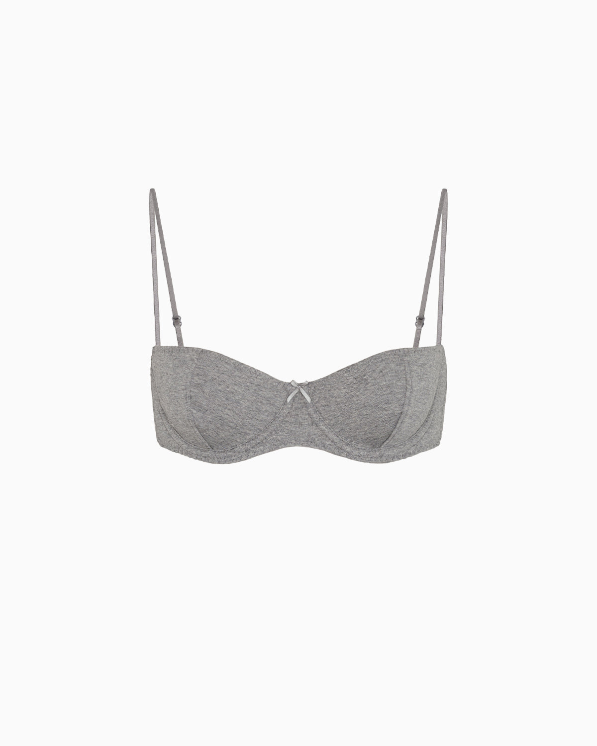 The Teacup: Grey Cotton Jersey – Cou Cou Intimates
