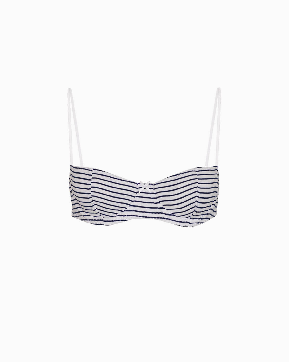 Teacup Bra French Stripe Cotton Jersey