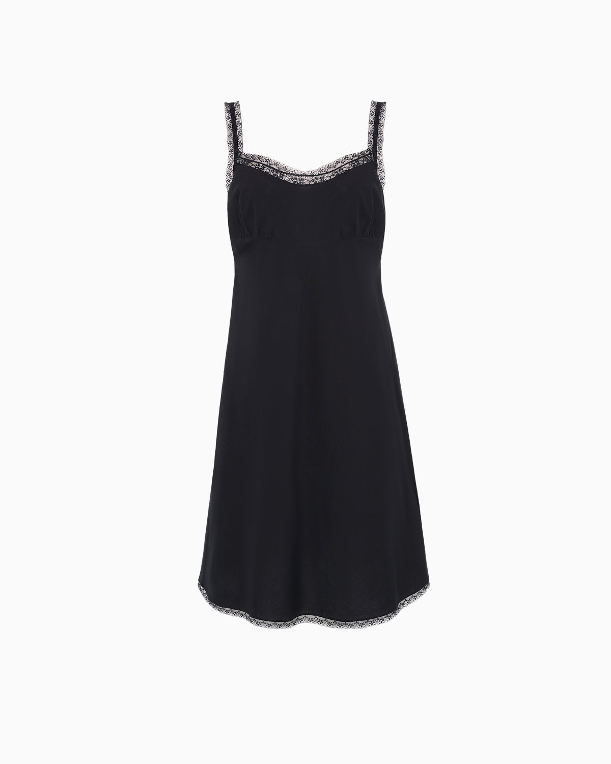The Slip Dress: Black Cotton Voile – Cou Cou Intimates