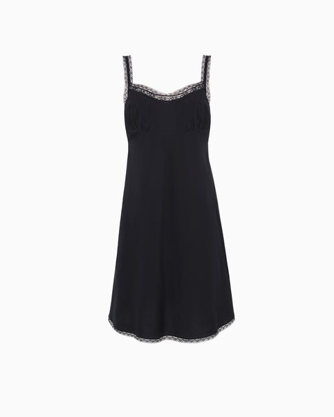 lace slips for under dresses The Slip Dress: Black Cotton Voile – Cou Cou Intimates