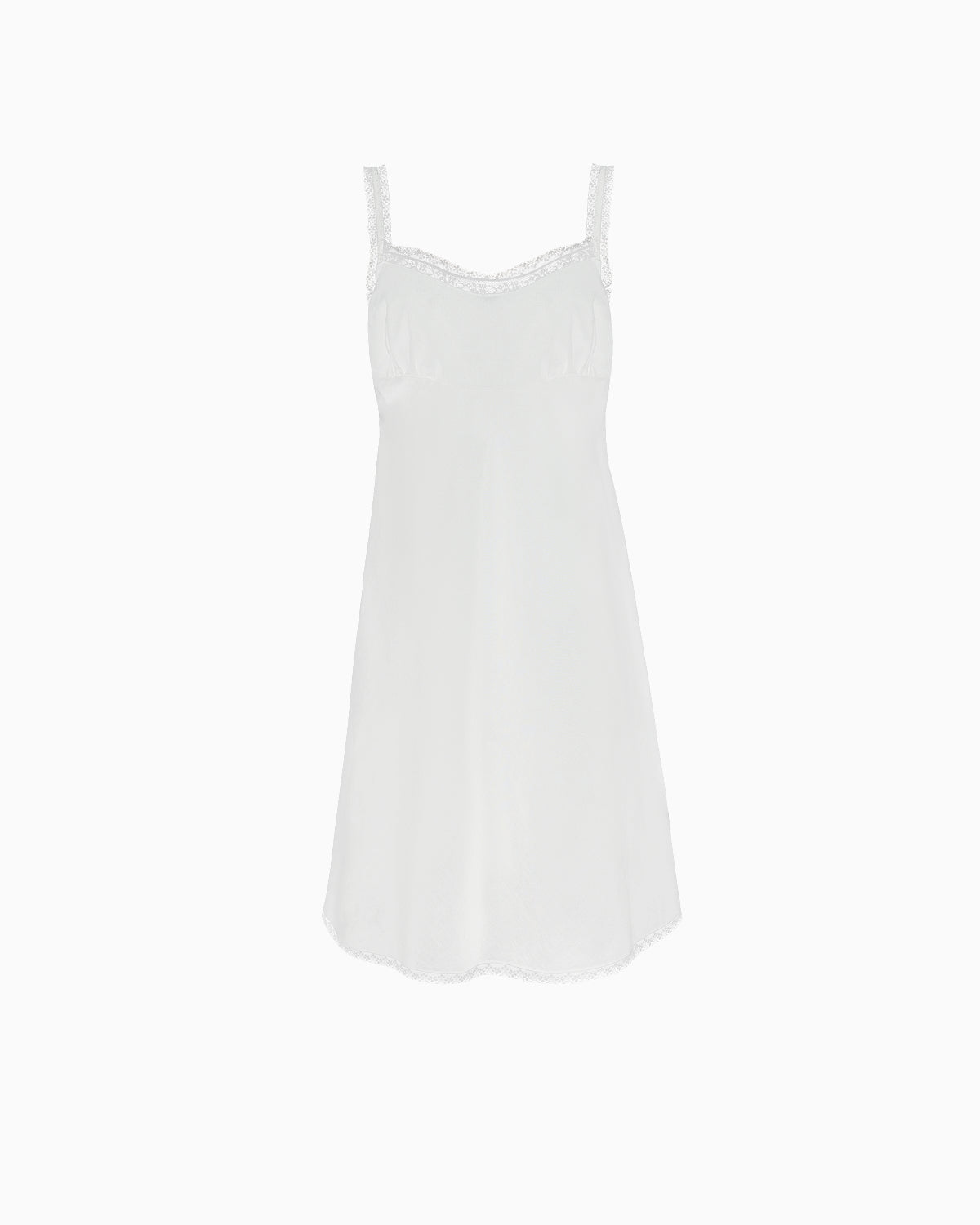 The Slip Dress: White Cotton Voile – Cou Cou Intimates
