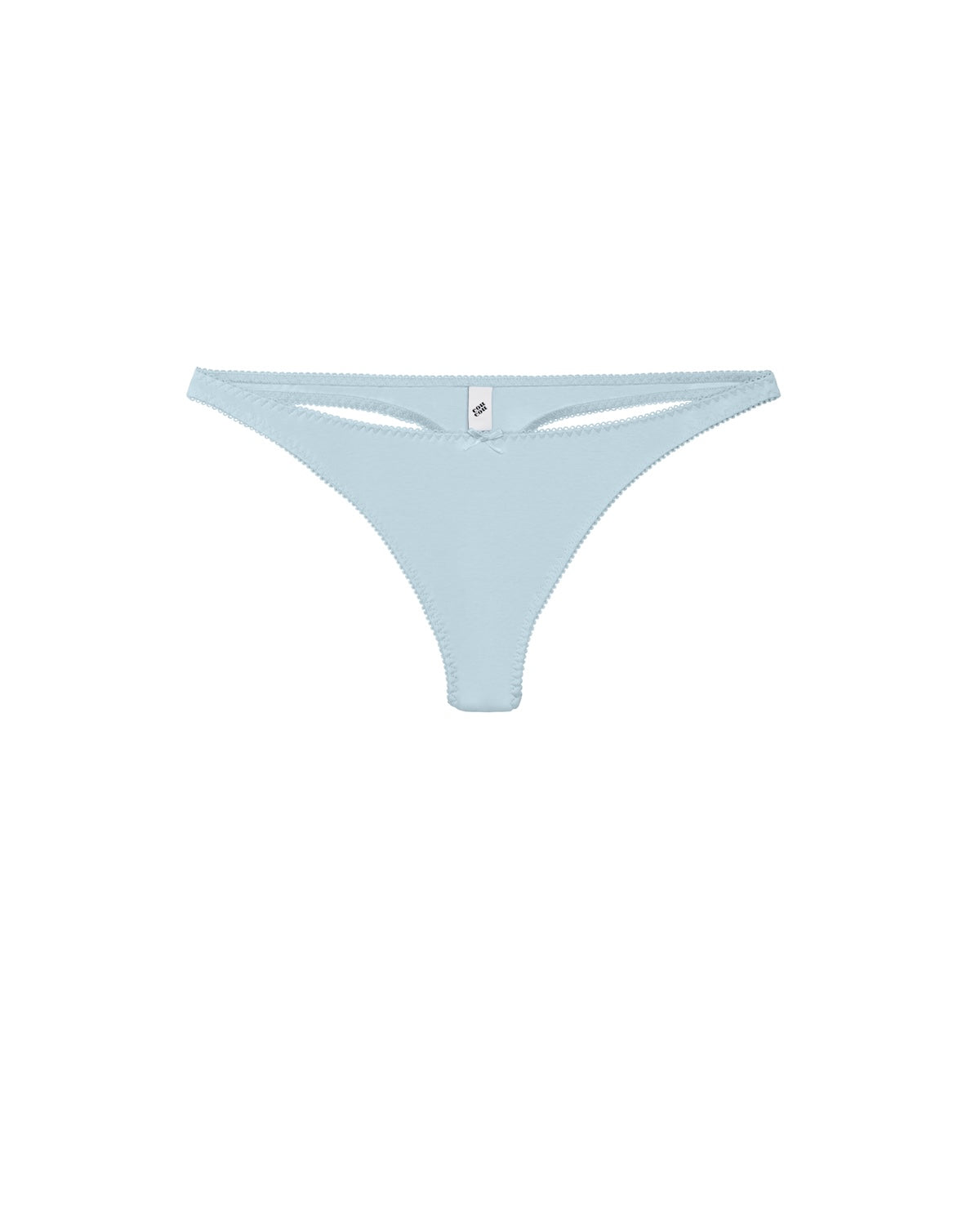 The Rina Long Sleeve: Sky Blue Cotton Jersey – Cou Cou Intimates