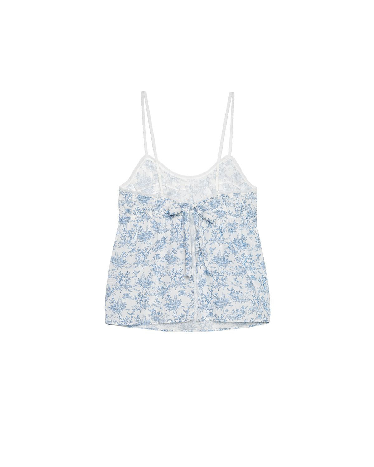 Floral patterned camisole on a white background