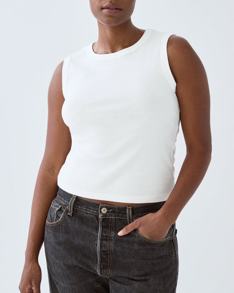 KARRY / American sleeve tank ホワイト American sleeve tank - KARRY OFFICIAL ONLINE STORE