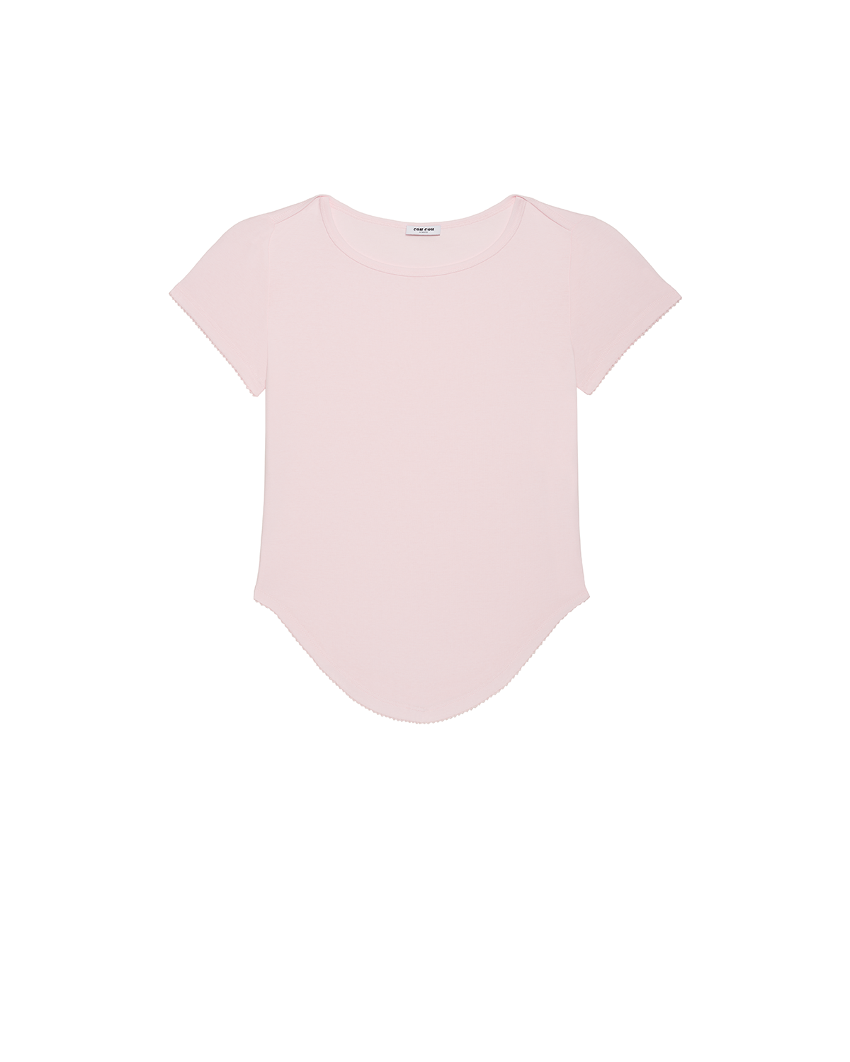 Pink tee shirt on a white background